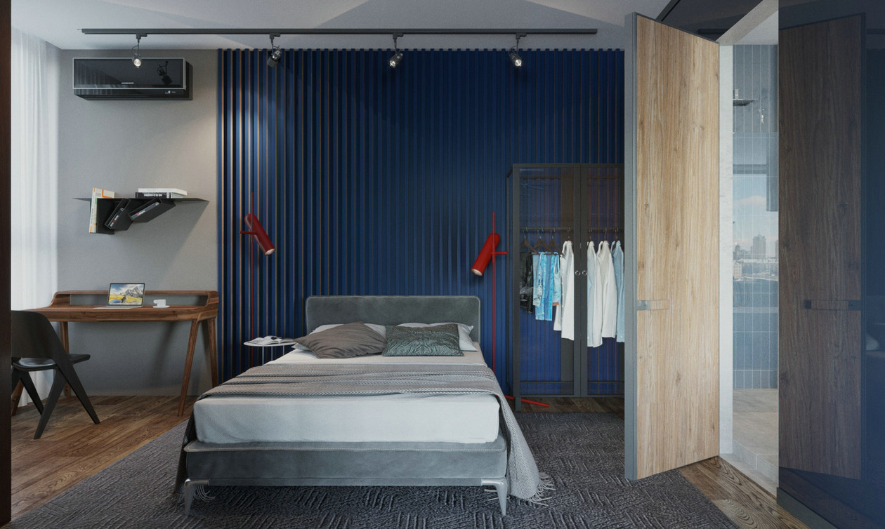 佛山裝修公司北歐風格室內(nèi)裝修效果圖-臥室 佛山裝修公司北歐風格室內(nèi)裝修效果圖-臥室