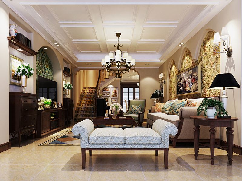 揭陽市碧水云天現(xiàn)代風格別墅裝修案例