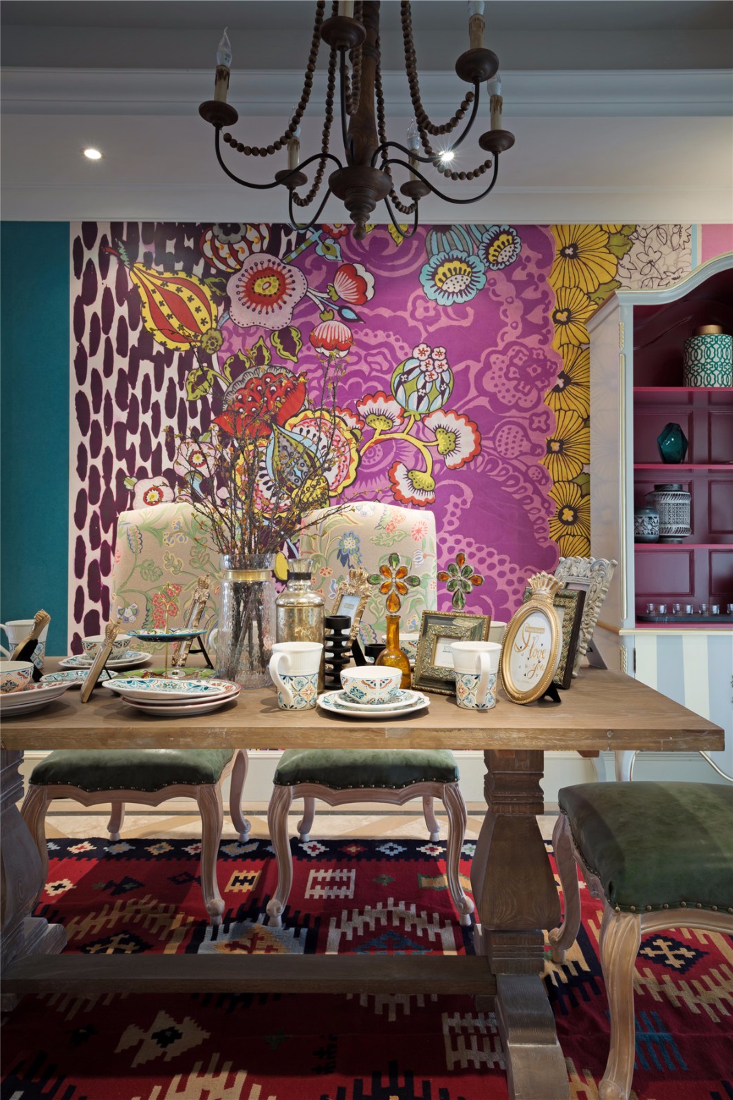 田園混搭風(fēng)格家裝設(shè)計室內(nèi)裝修效果圖-餐廳 田園混搭風(fēng)格家裝設(shè)計室內(nèi)裝修效果圖-餐廳