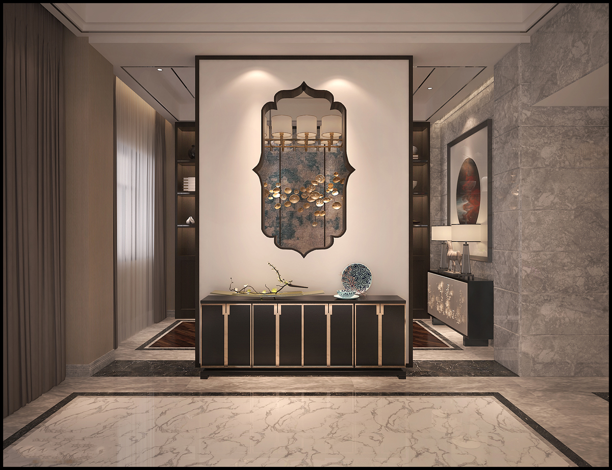 嘉興市海樾風(fēng)華現(xiàn)代風(fēng)格三居室裝修案例