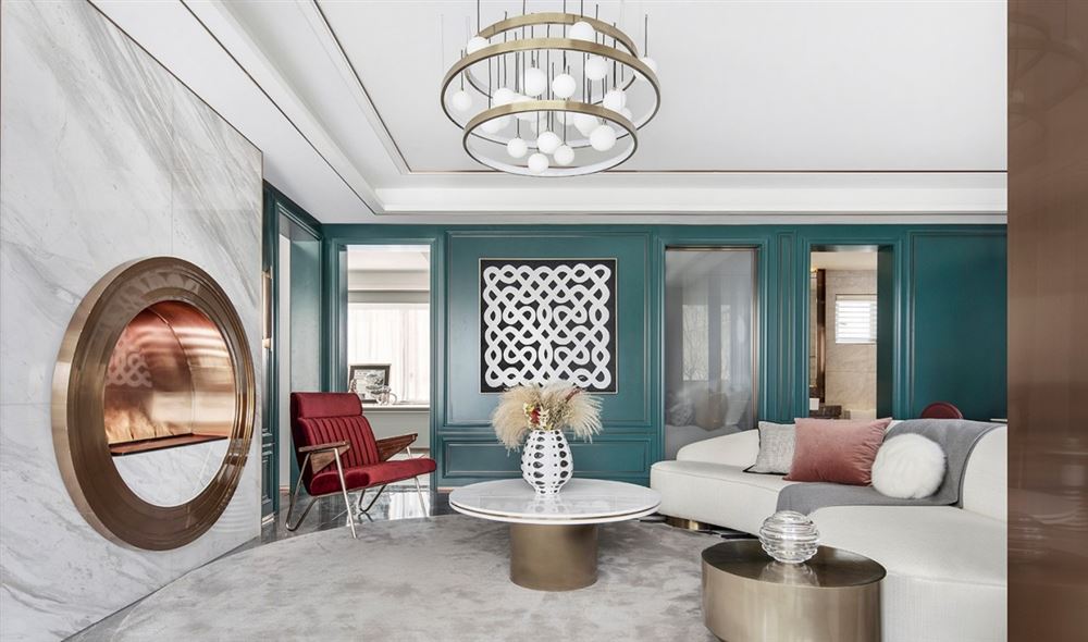 江門市經(jīng)緯凱旋世家輕奢風(fēng)格三居室裝修案例