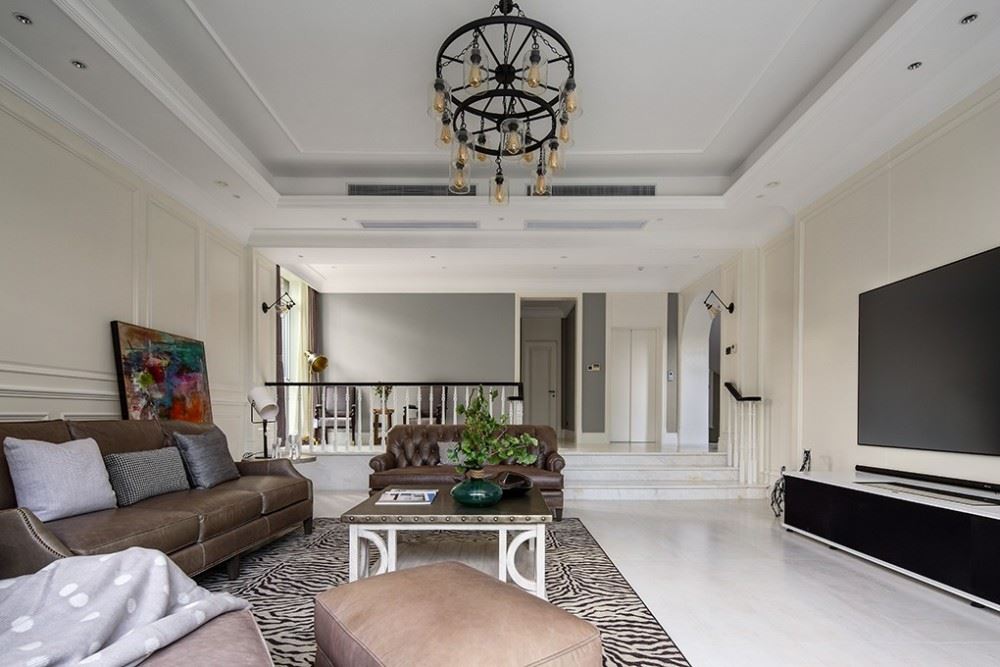 江門市華僑公館美式風(fēng)格別墅裝修案例