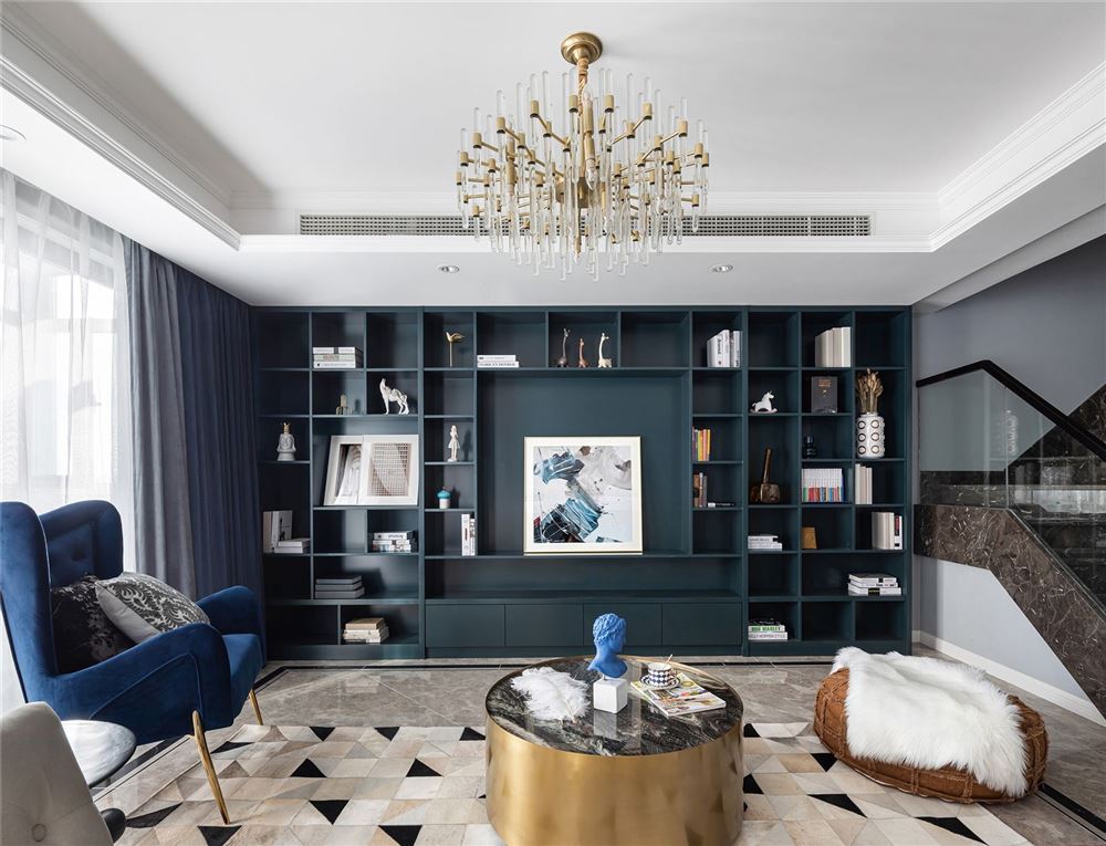 惠州市碧桂園南昆大觀美式風格四居室裝修案例