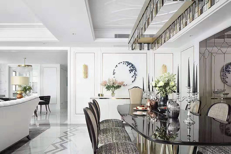 現(xiàn)代簡歐風格室內(nèi)裝修效果圖-英溪桃源平層125平米-客餐廳 現(xiàn)代簡歐風格室內(nèi)裝修效果圖-英溪桃源平層125平米-客餐廳