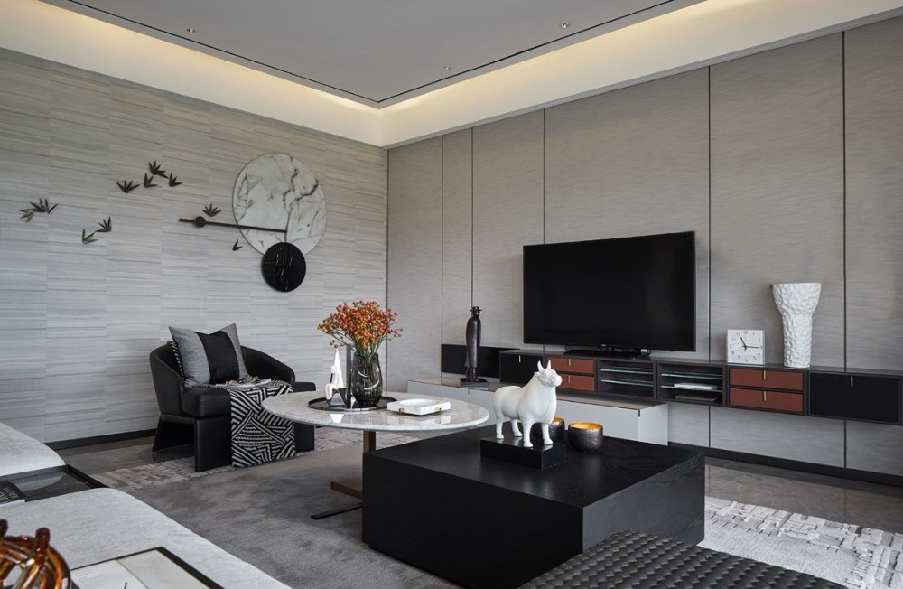 現(xiàn)代簡約風格室內設計家裝案例-客廳電視背景墻 現(xiàn)代簡約風格室內設計家裝案例-客廳電視背景墻