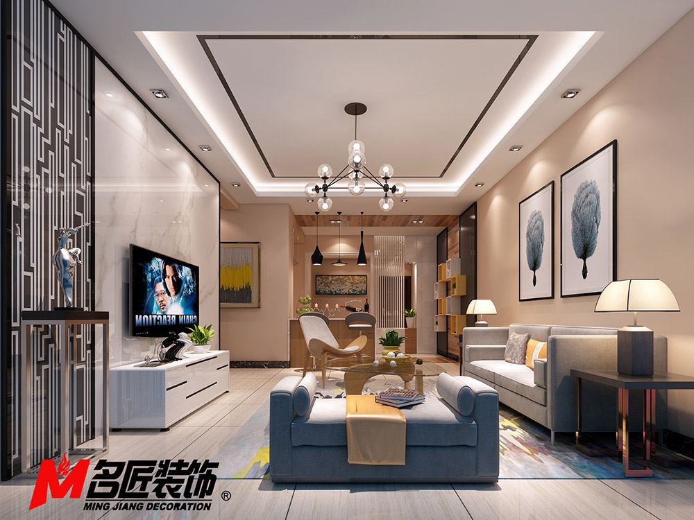 河源市潤豐&middot;天虹花園現(xiàn)代簡約風(fēng)格三居室裝修案例