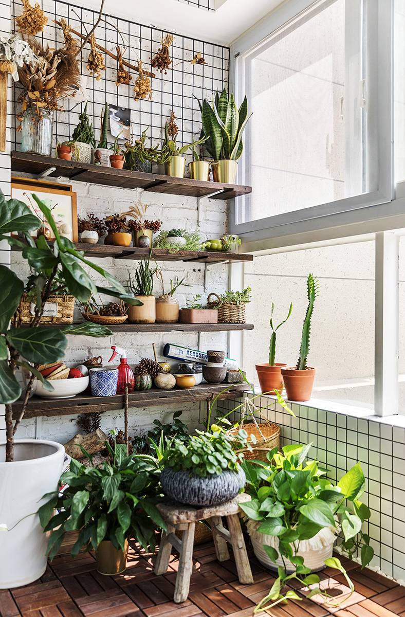 原木北歐風(fēng)室內(nèi)設(shè)計(jì)，帶著年輕人奮斗上進(jìn)心裝飾的溫馨小窩-陽臺