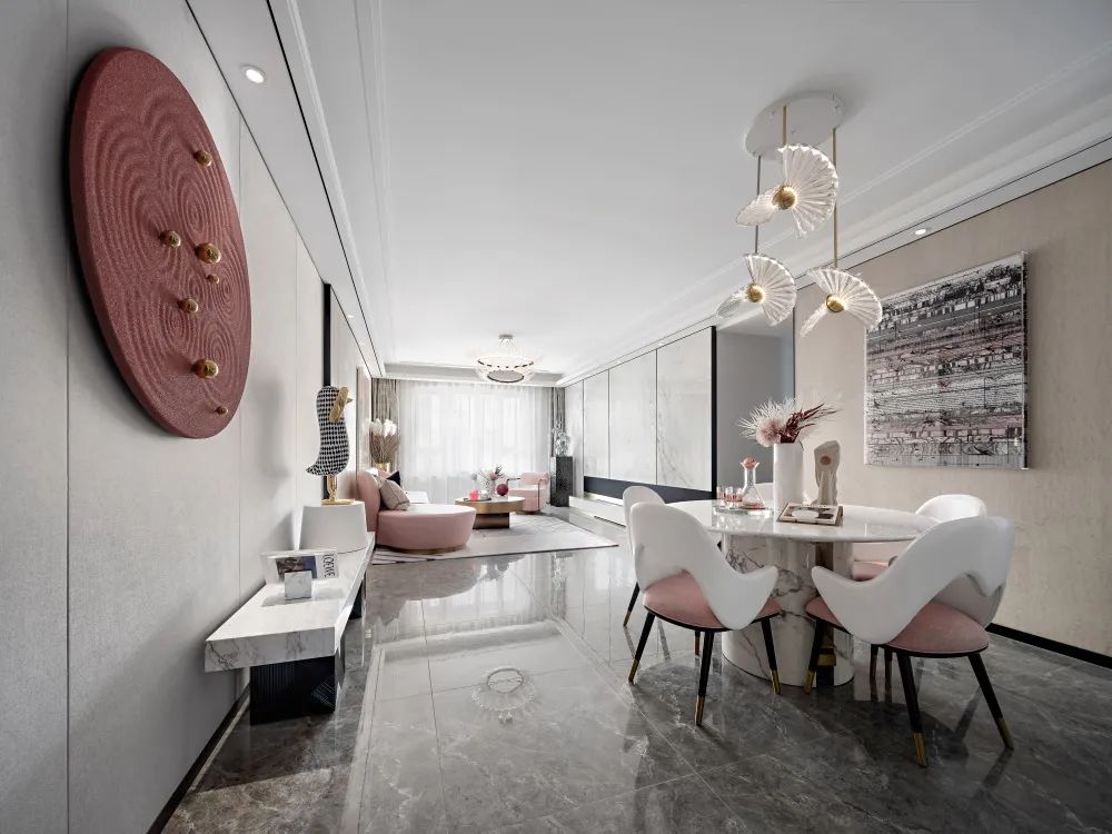 現(xiàn)代時(shí)尚風(fēng)格室內(nèi)家裝案例效果圖-客餐廳 現(xiàn)代時(shí)尚風(fēng)格室內(nèi)家裝案例效果圖-客餐廳