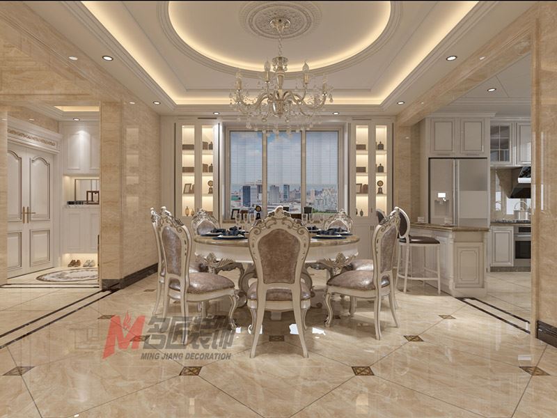 自貢市桂花居委會(huì)16組小區(qū)歐式風(fēng)格別墅裝修案例