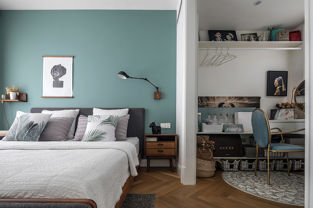 原木北歐風(fēng)室內(nèi)設(shè)計(jì)，帶著年輕人奮斗上進(jìn)心裝飾的溫馨小窩-臥室