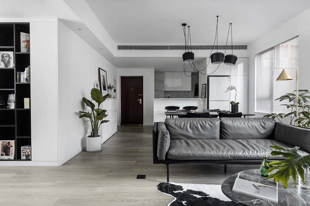 南寧市天昌東盟中央城現(xiàn)代簡約風(fēng)格三居室裝修案例