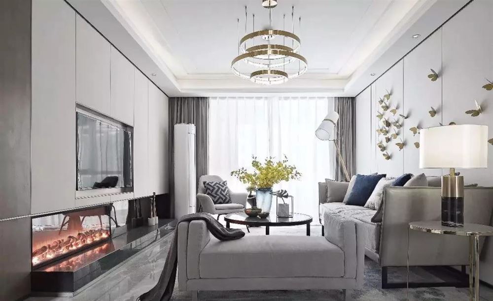 佛山市龍光&middot;玖悅灣現(xiàn)代簡約風(fēng)格三居室裝修案例