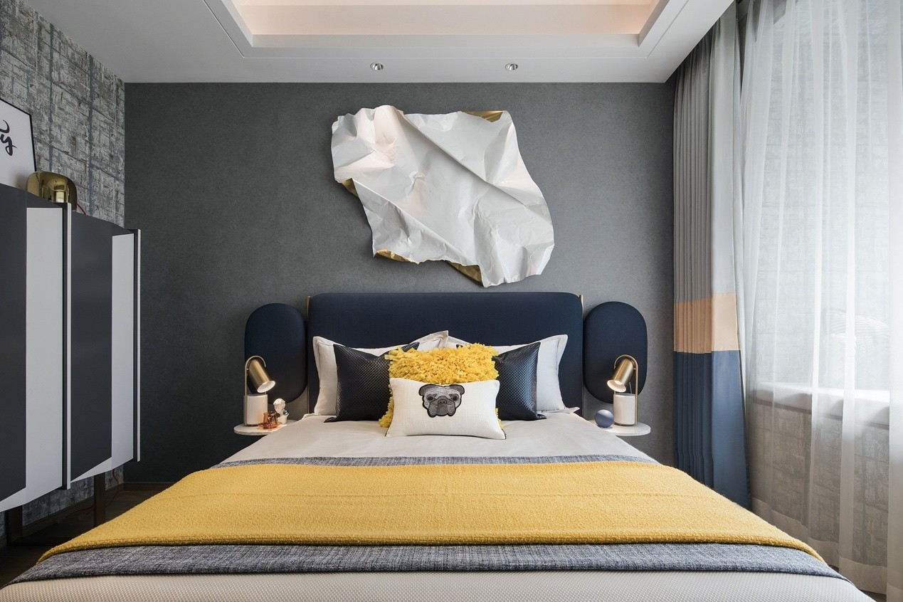 裝修案例新中式混搭風(fēng)格室內(nèi)裝修效果圖-臥室 裝修案例新中式混搭風(fēng)格室內(nèi)裝修效果圖-臥室