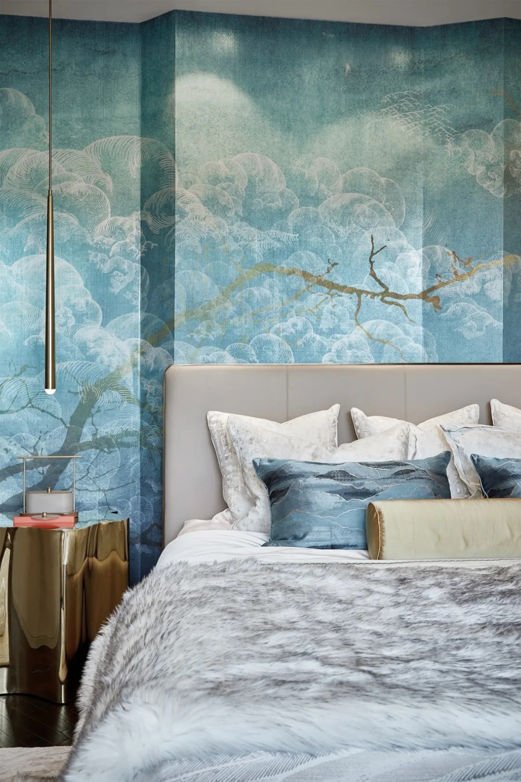 現(xiàn)代簡約風(fēng)格別墅室內(nèi)設(shè)計(jì)家裝案例-臥室 現(xiàn)代簡約風(fēng)格別墅室內(nèi)設(shè)計(jì)家裝案例-臥室