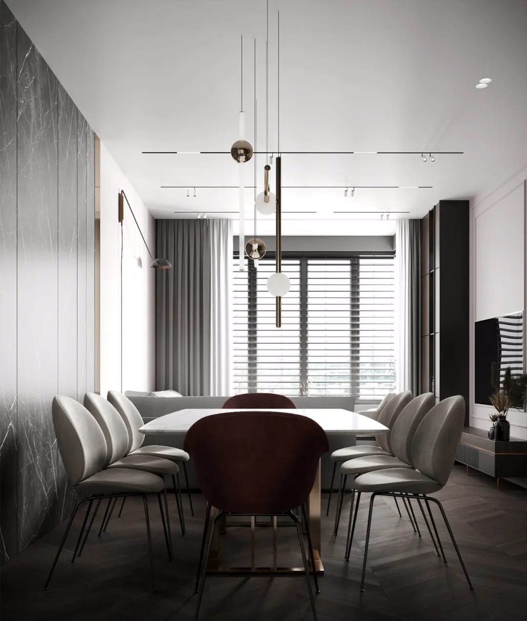 裝修案例現(xiàn)代風格室內裝修效果圖-餐廳 裝修案例現(xiàn)代風格室內裝修效果圖-餐廳