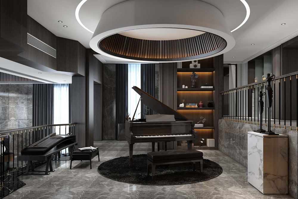 衢州市常山東方廣場輕奢風(fēng)格別墅裝修案例