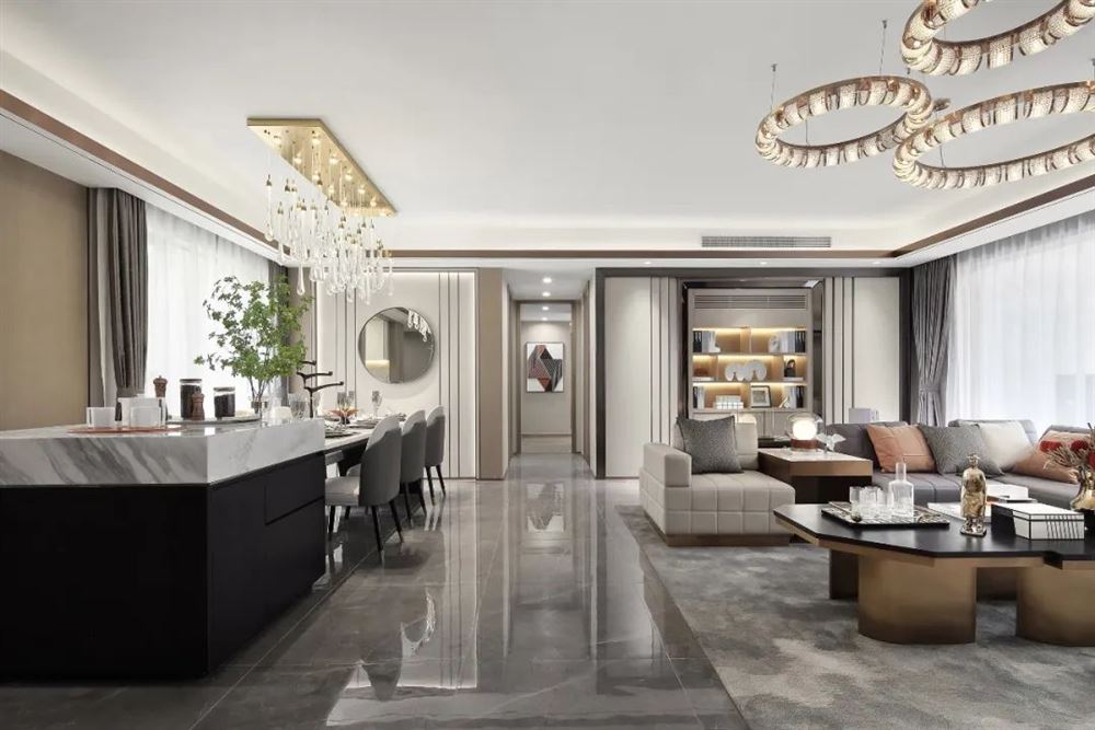 臺州市碧桂園&middot;翰林府歐式風格四居室裝修案例