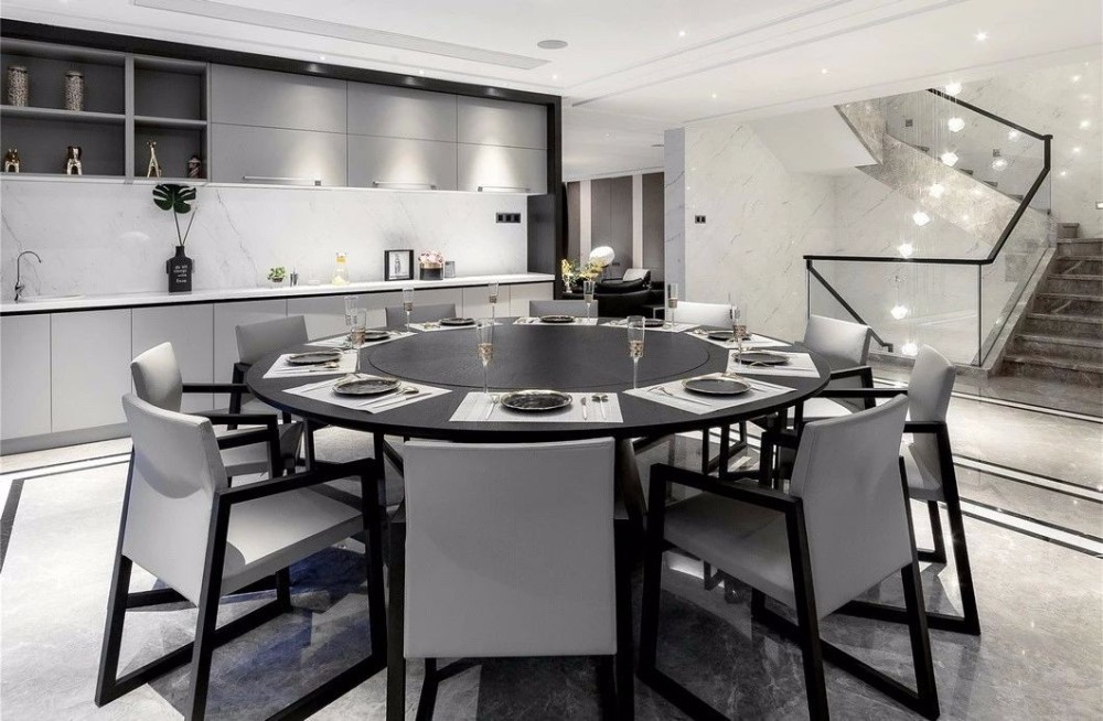 現(xiàn)代簡(jiǎn)約高級(jí)灰風(fēng)格室內(nèi)設(shè)計(jì)家裝案例-餐廳 現(xiàn)代簡(jiǎn)約高級(jí)灰風(fēng)格室內(nèi)設(shè)計(jì)家裝案例-餐廳