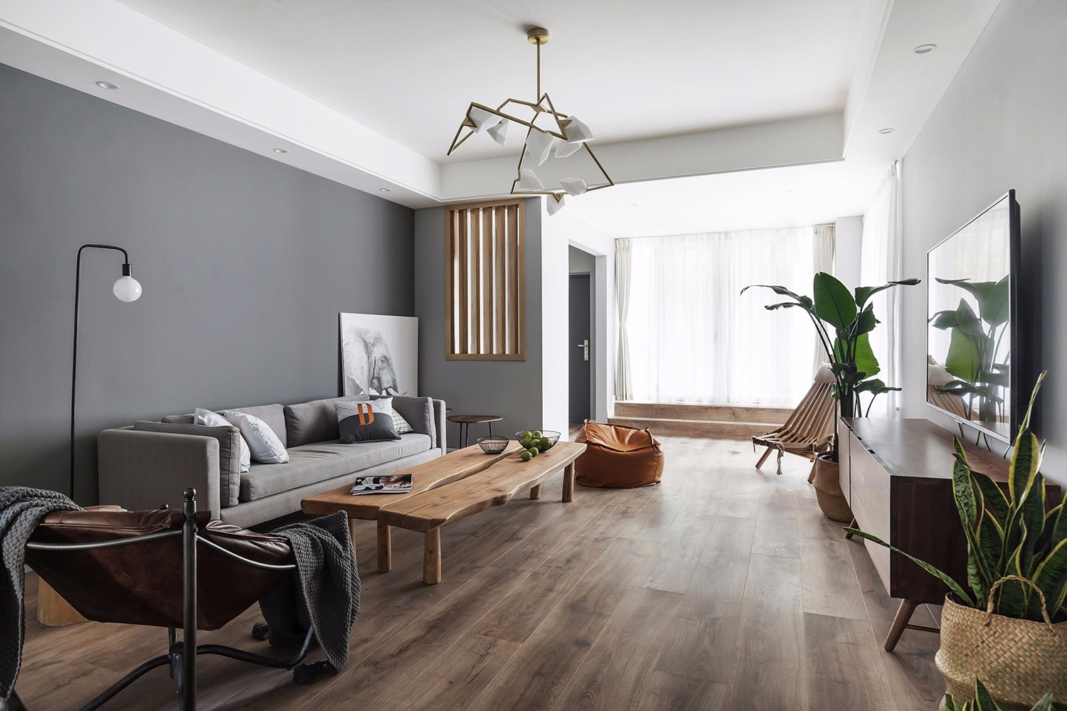 北歐簡約風格家裝設(shè)計室內(nèi)裝修效果圖-客廳 北歐簡約風格家裝設(shè)計室內(nèi)裝修效果圖-客廳