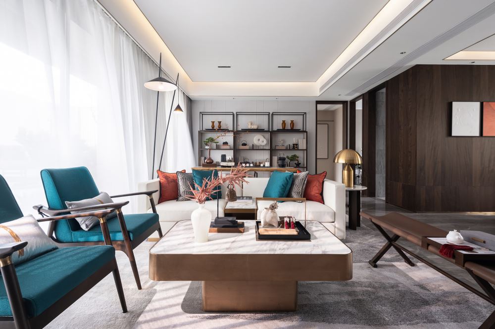 楚雄彝族自治州半城巷6號(hào)院新中式風(fēng)格四居室裝修案例