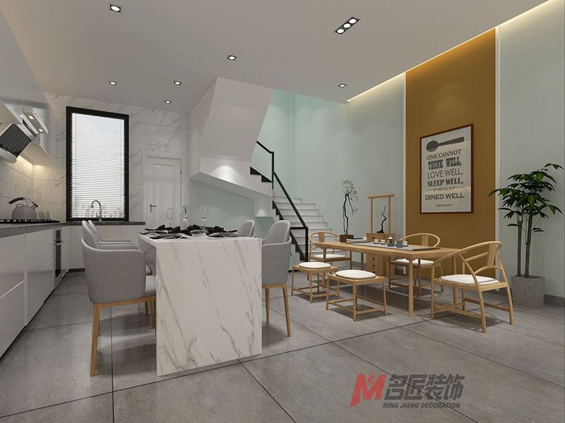 臺(tái)州市濱江&middot;鉑金海岸北歐風(fēng)格別墅裝修案例