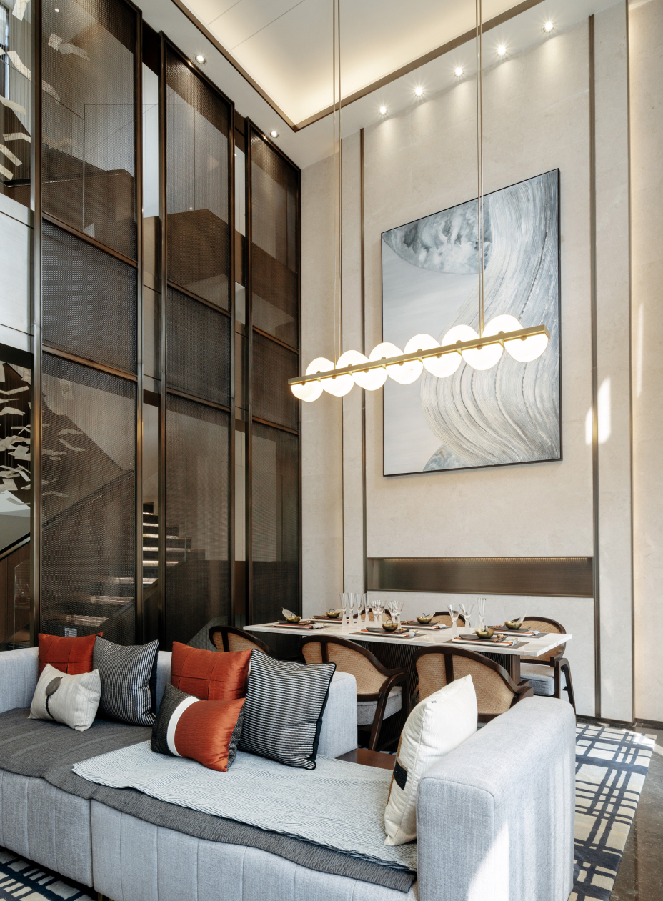 新中式風格室內家裝案例效果圖-客餐廳 新中式風格室內家裝案例效果圖-客餐廳