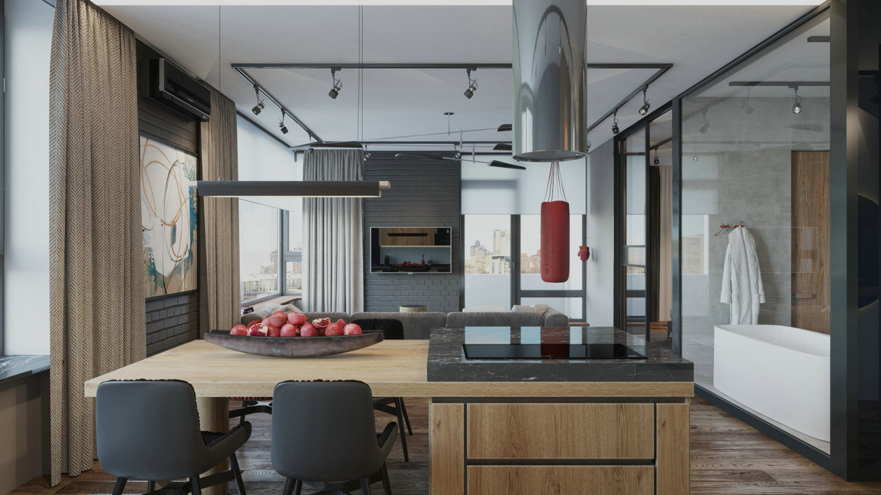 佛山裝修公司北歐風格室內(nèi)裝修效果圖-餐廳 佛山裝修公司北歐風格室內(nèi)裝修效果圖-餐廳