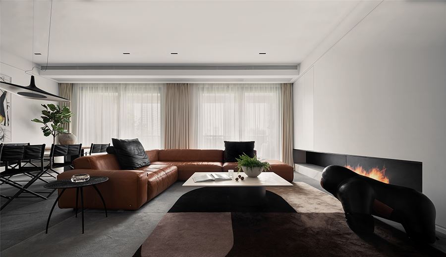 佛山市美的&middot;金地&middot;新明珠&middot;鳳翔灣壹號現(xiàn)代簡約風(fēng)格四居室裝修案例