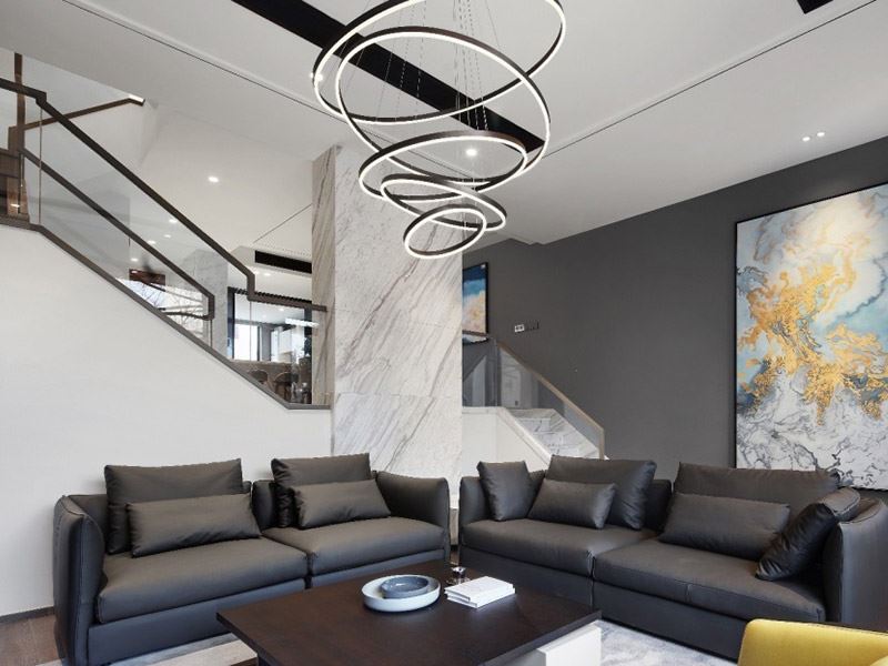 泰州市濱江國際歐式風(fēng)格復(fù)式裝修案例