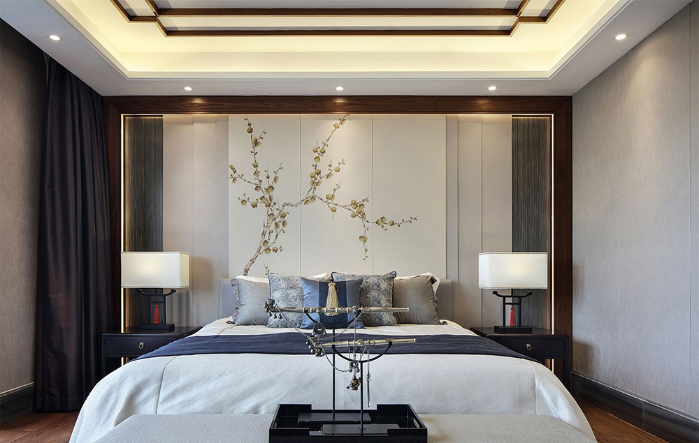 新古典風格別墅裝修設計效果圖-恒大山湖郡別墅450平米-別墅裝修設計次臥 新古典風格別墅裝修設計效果圖-恒大山湖郡別墅450平米-別墅裝修設計次臥