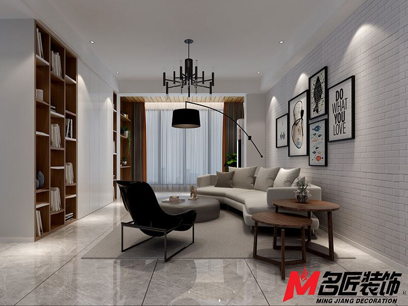 臺(tái)州市北山小區(qū)北歐風(fēng)格二居室裝修案例