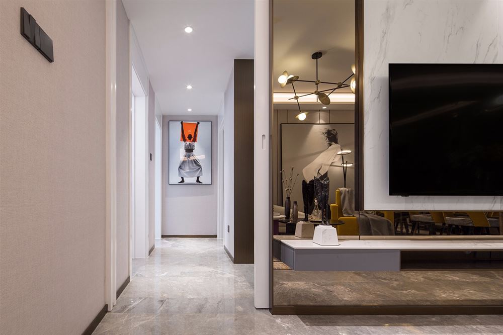 湛江市徐聞濱海.幸福里北歐風(fēng)格三居室裝修案例