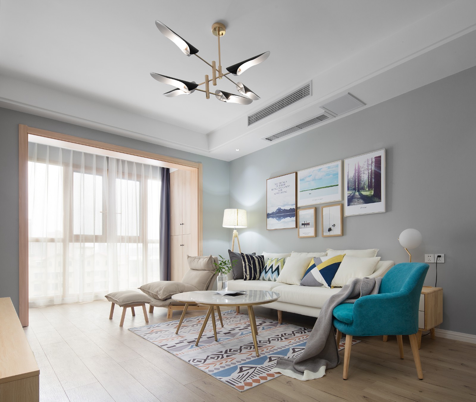 北歐簡(jiǎn)約風(fēng)格家裝設(shè)計(jì)室內(nèi)裝修效果圖-客廳 北歐簡(jiǎn)約風(fēng)格家裝設(shè)計(jì)室內(nèi)裝修效果圖-客廳