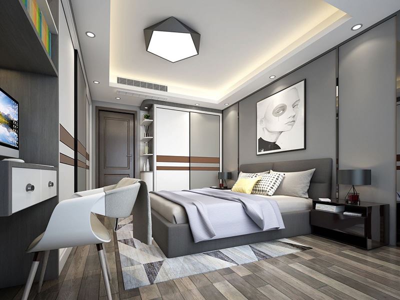 佛山市峰睿公館現(xiàn)代簡(jiǎn)約風(fēng)格三居室裝修案例