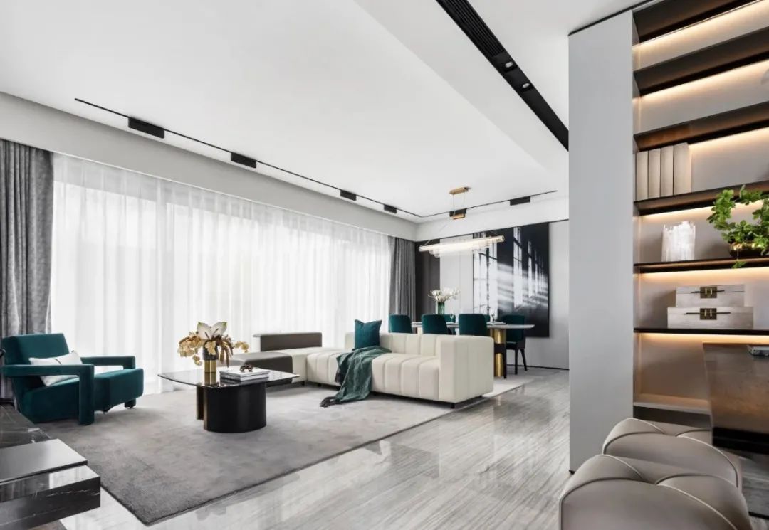 現(xiàn)代輕奢風(fēng)格室內(nèi)設(shè)計家裝案例-客廳 現(xiàn)代輕奢風(fēng)格室內(nèi)設(shè)計家裝案例-客廳