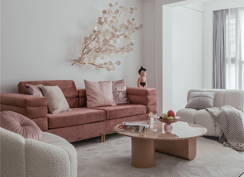 江門市鶴山碧桂園別墅輕奢風(fēng)格三居室裝修案例