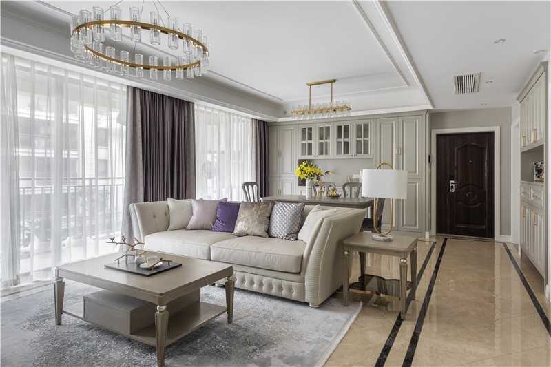 現(xiàn)代美式風格家裝設計室內裝修效果圖-客廳 現(xiàn)代美式風格家裝設計室內裝修效果圖-客廳