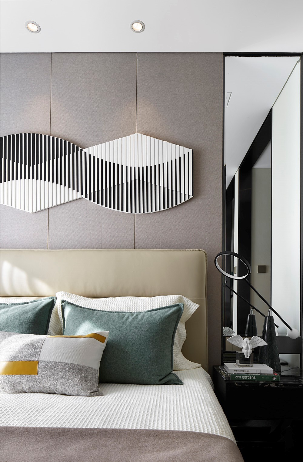 北歐輕奢風格室內(nèi)家裝案例效果圖-臥室 北歐輕奢風格室內(nèi)家裝案例效果圖-臥室