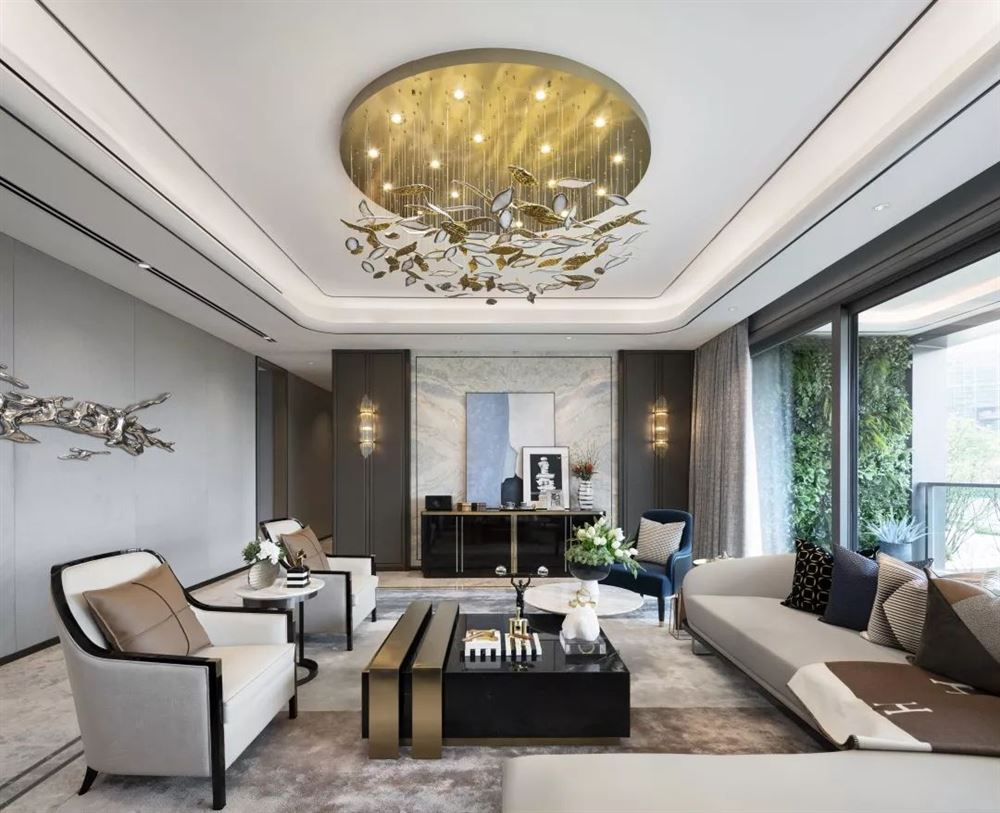 佛山市萬科悅都薈輕奢風(fēng)格別墅裝修案例