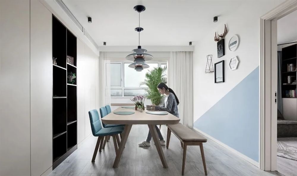 廣州市獅城國(guó)際北歐風(fēng)格三居室裝修案例