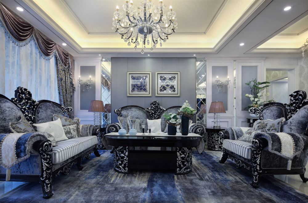 汕頭市平吉上苑輕奢風(fēng)格三居室裝修案例