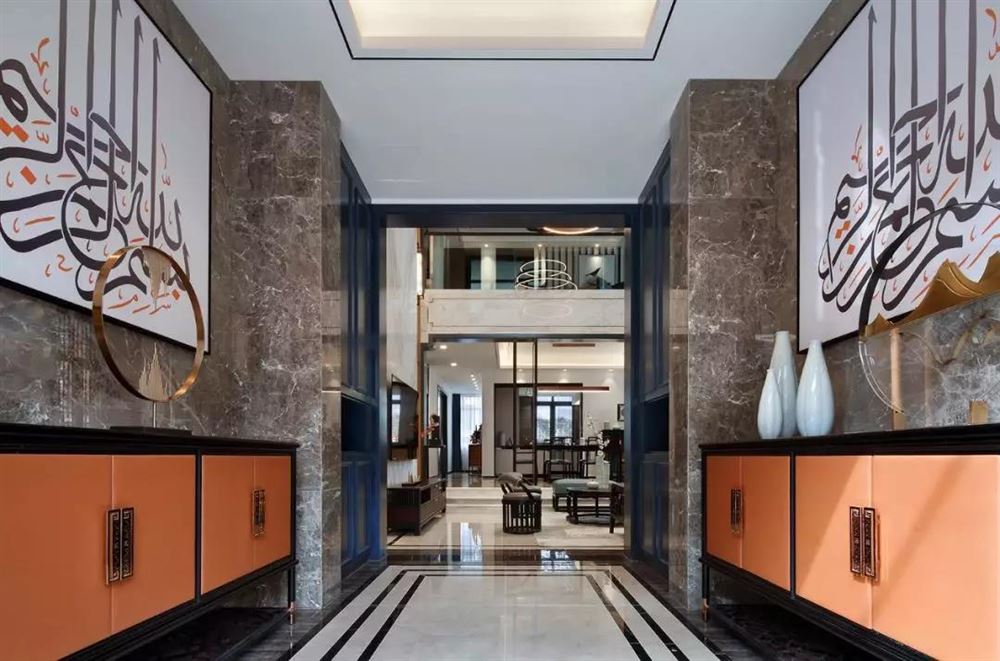 佛山市建投綠地璀璨天城新中式風(fēng)格別墅裝修案例