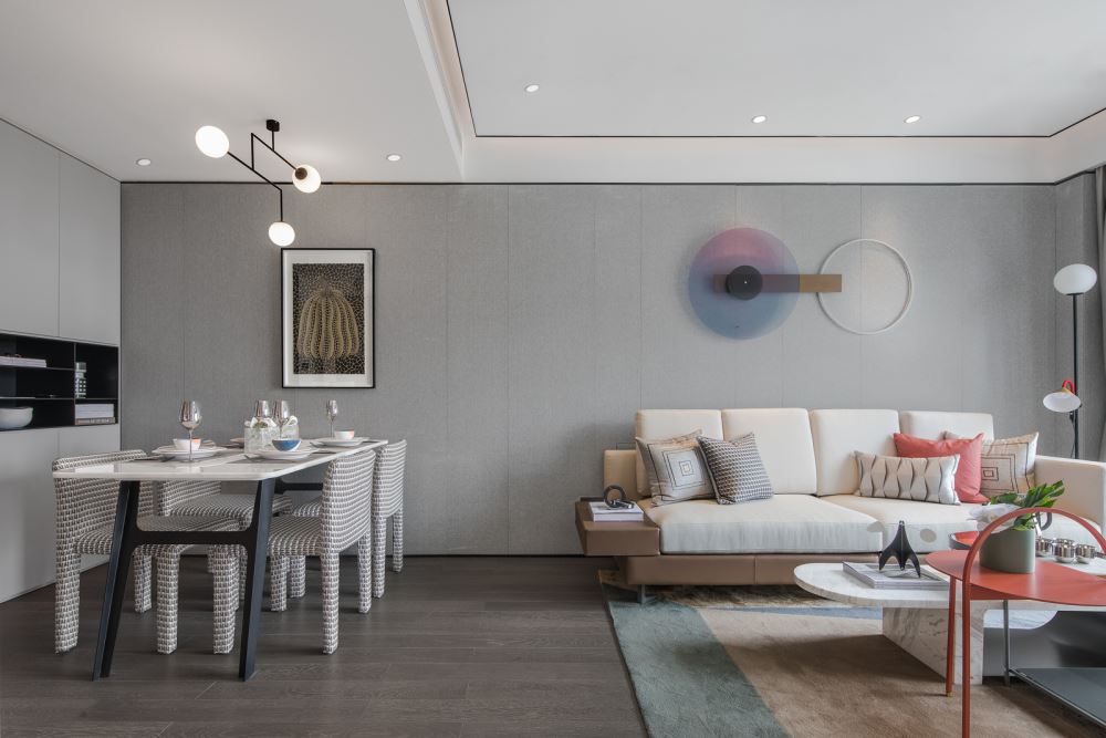 佛山市金地&middot;招商臻玥府現(xiàn)代風(fēng)格三居室裝修案例