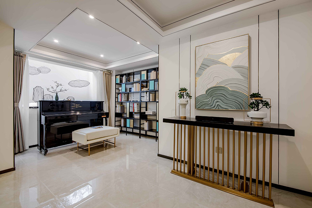 現(xiàn)代輕奢風(fēng)格室內(nèi)裝修效果圖-江山一品三居125平米-琴室 現(xiàn)代輕奢風(fēng)格室內(nèi)裝修效果圖-江山一品三居125平米-琴室