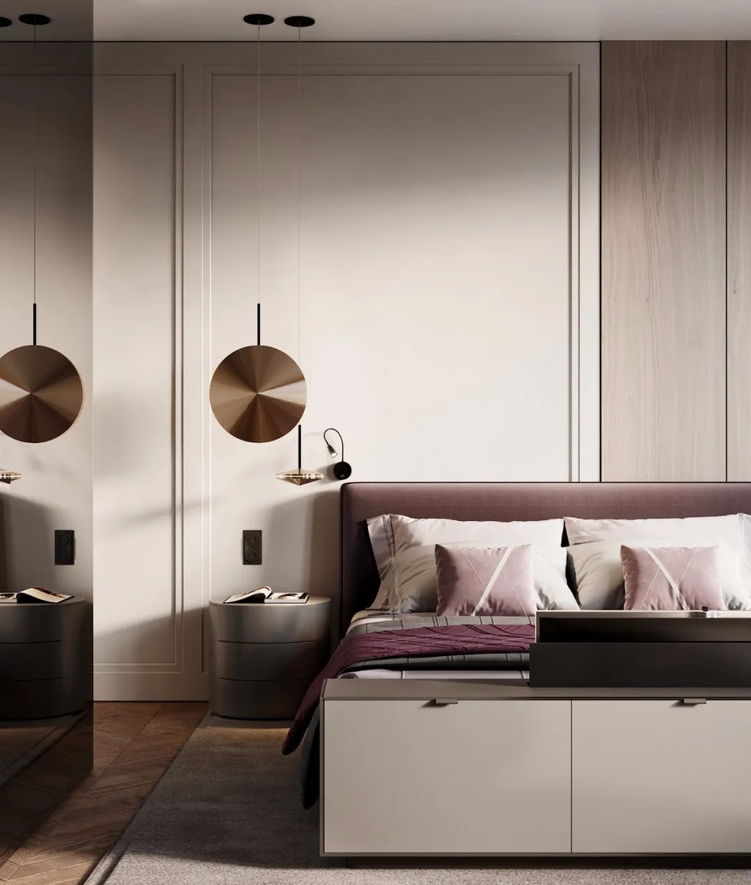 裝修案例現(xiàn)代風格室內裝修效果圖-臥室 裝修案例現(xiàn)代風格室內裝修效果圖-臥室