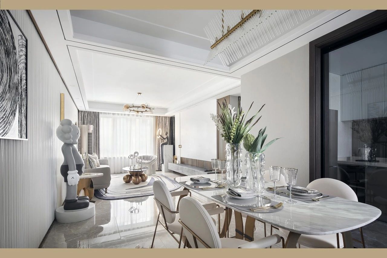 現(xiàn)代簡約風格室內設計家裝案例-餐廳