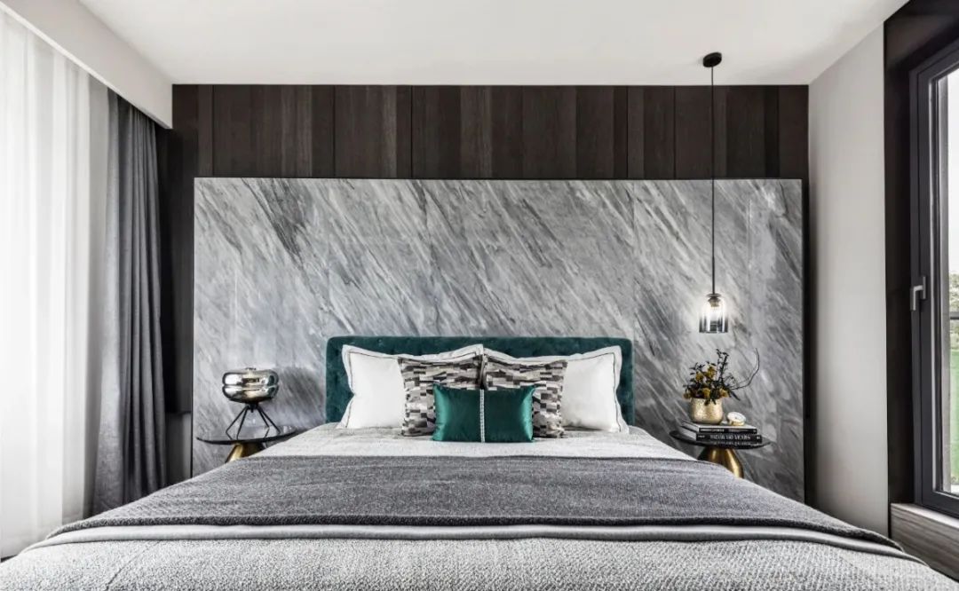 現(xiàn)代輕奢風(fēng)格室內(nèi)設(shè)計家裝案例-臥室 現(xiàn)代輕奢風(fēng)格室內(nèi)設(shè)計家裝案例-臥室