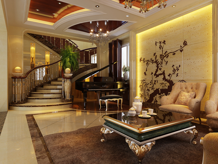 佛山裝修公司現(xiàn)代歐式風(fēng)格別墅裝修效果圖-休息區(qū) 佛山裝修公司現(xiàn)代歐式風(fēng)格別墅裝修效果圖-休息區(qū)