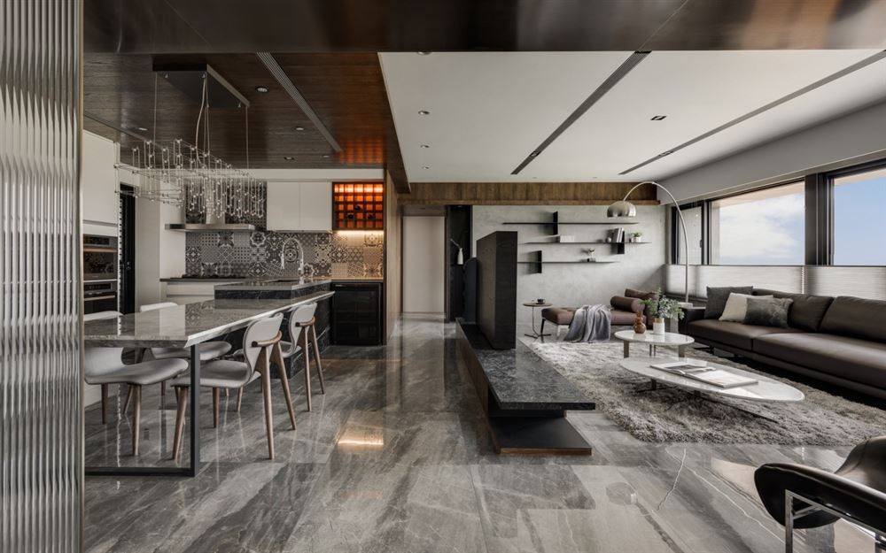 佛山市金地藝境天成輕奢風(fēng)格四居室裝修案例