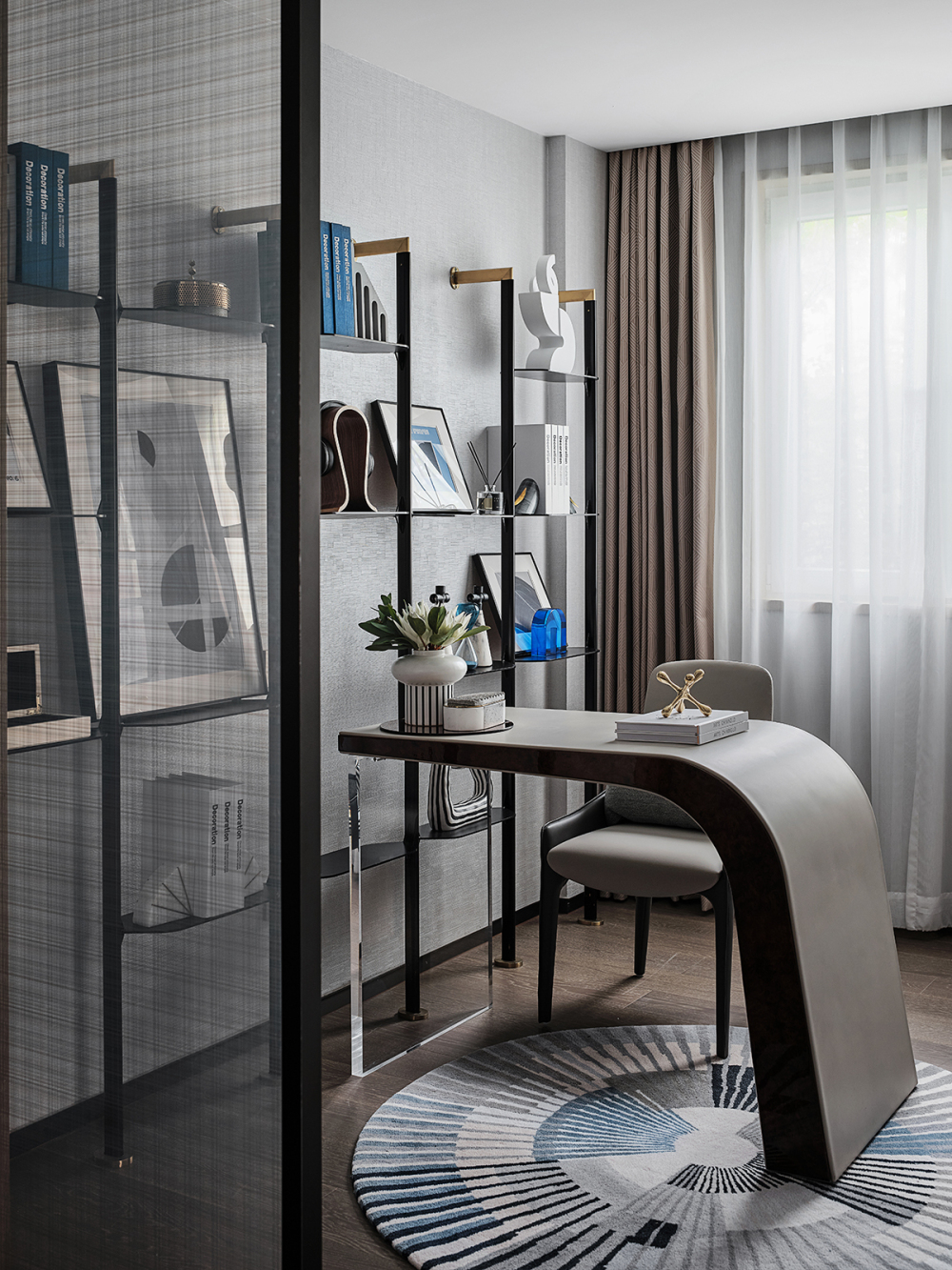 現(xiàn)代簡(jiǎn)約風(fēng)格室內(nèi)設(shè)計(jì)家裝案例-書房 現(xiàn)代簡(jiǎn)約風(fēng)格室內(nèi)設(shè)計(jì)家裝案例-書房